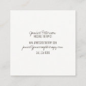 Chic Massage Therapy Visitekaartjes (Achterkant)