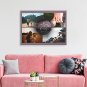 Chic Mauve Ornamental 4 Foto's Collage Canvas Afdruk (Insitu (Woonkamer))