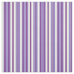 Chic Mauve Paars, donkerblauw, gestreept weefsel Stof