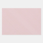 Chic Mauve Taupe Dusty Roos Circles Art Patroon Inpakpapier Vel (Voorkant 2)