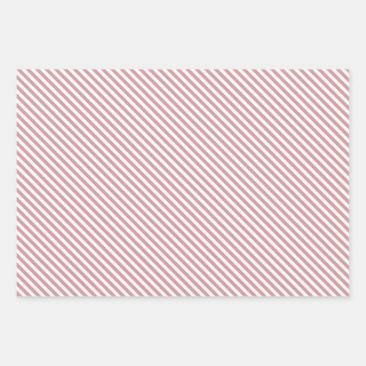 Chic Mauve Taupe Dusty Roos Circles Art Patroon Inpakpapier Vel (Voorkant 2)