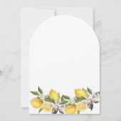 Chic Mediterraans Fotohuwelijk Save the Date Kaart (Achterkant)