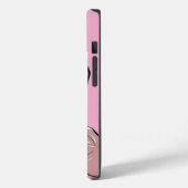 Chic Meisje met Rommelige Knot Drinkt Koffie Paste Case-Mate iPhone Case (Achterkant / Links)