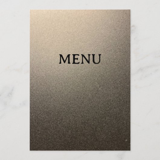 Chic Menu (Voorkant)