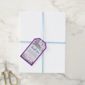 Chic Mermaid Tail Baby shower Bedankt voor je plez Cadeaulabel (Met Touw)