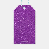 Chic Mermaid Tail Baby shower Bedankt voor je plez Cadeaulabel (Achterkant)