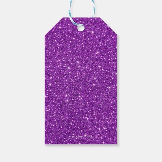 Chic Mermaid Tail Baby shower Bedankt voor je plez Cadeaulabel (Achterkant)