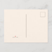 Chic Merry Kerstmis vanaf New Home Photo Moving Aankondigingskaart (Achterkant)