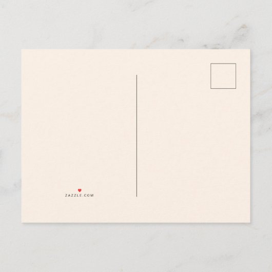 Chic Merry Kerstmis vanaf New Home Photo Moving Aankondigingskaart (Achterkant)