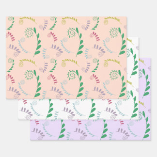 Chic Mimosa Leaves Gift Inpakpapier Vel