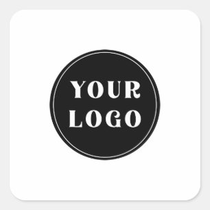 Chic, Minimaal, Stijlvol & Aanpasbaar Vierkante Sticker
