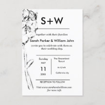 Chic  Minimal Boho FLoral Hydrangea Wedding