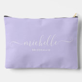 Chic Minimal Iris Paars Persoonlijke Bruidsmeisje  Etui (Achterkant)