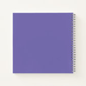 Chic Minimal Lavender Mod Script Brunch Notitieboek (Achterkant)