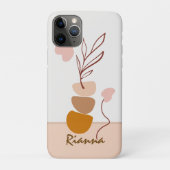 Chic Minimal Modern Abstract Case-Mate iPhone Case (Achterkant)