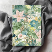 Chic Minimal Typography Monogram Wedding  Kaart