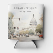 Chic Minimal Washington DC, Verenigde Staten Water Blikjeskoeler (Voorkant)