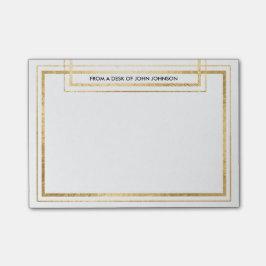 Chic Minimalism Golden Folie Kantoor Message Post-it® Notes