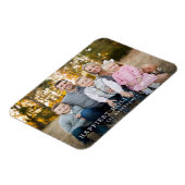 Chic Minimalist Full Lijst Vakantiefoto Magneet (Linkerzijde)