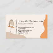 Chic Minimalist Janitorial Handy Mop Cleaning Visitekaartje (Achterkant)