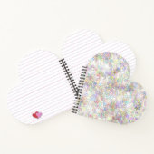 Chic Minimalist: Zwart-wit Bloemen Notitieboek (Binnen)