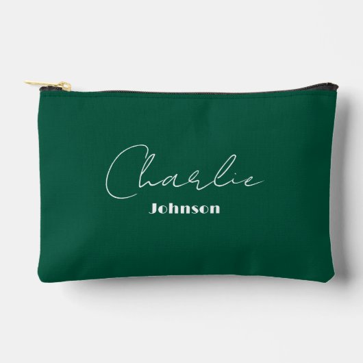 Chic, minimalistisch diep Blauwgroen groen Etui (Voorkant)
