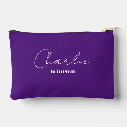 Chic, minimalistisch massief Paarse, ultraviolet Etui (Achterkant)