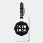 Chic, Minimalistisch, Stijlvol & Aanpasbaar Bagagelabel (Voorkant verticaal)