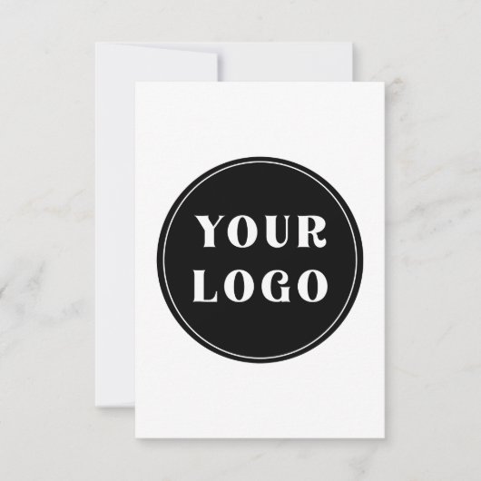 Chic, Minimalistisch, Stijlvol & Aanpasbaar Bedankkaart (Voorkant)