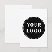 Chic, Minimalistisch, Stijlvol & Aanpasbaar Bedankkaart (Voorkant / Achterkant)