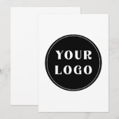 Chic, Minimalistisch, Stijlvol & Aanpasbaar Kaart (Voorkant / Achterkant)