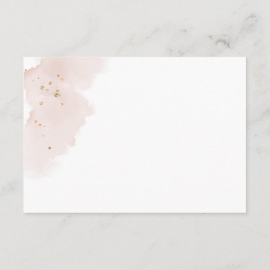 Chic-minimalistische geheugenbehuizing voor Gold-H Informatiekaartje (Achterkant)