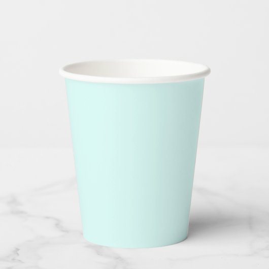 Chic Mint Papieren Bekers (Achterkant)