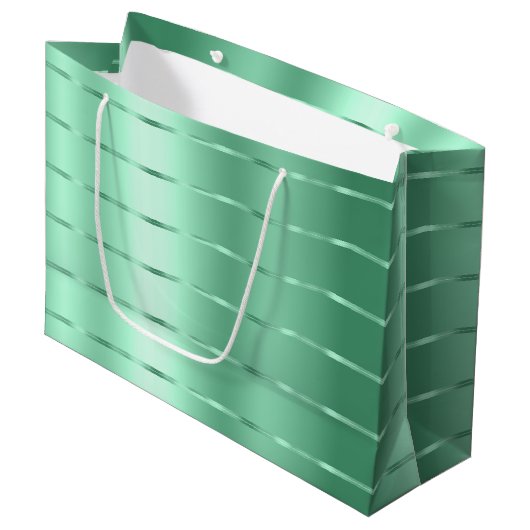 Chic Mint Ribbon Bow Vrijgezellenfeest Groot Cadeauzakje (Voorkant Gekanteld)