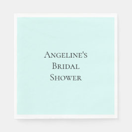 Chic Mint Vrijgezellenfeest Servet