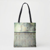 Chic Minty Green Marble Harlequin Tote Bag (Voorkant)