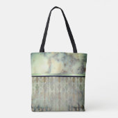 Chic Minty Green Marble Harlequin Tote Bag (Achterkant)