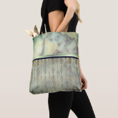 Chic Minty Green Marble Harlequin Tote Bag (Dichtbij)