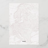 Chic Miss to Mrs ♥ Hart Kaart Reizen Vrijgezellenf (Achterkant)