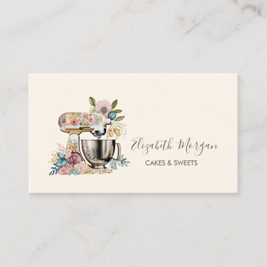 Chic Mixer Bloemen Bakkerij Visitekaartje (Voorkant)