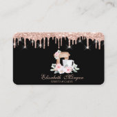 Chic Mixer Flowers Roos Gold Drivers Bakery Visitekaartje (Voorkant)