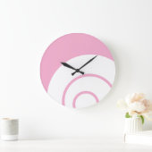 Chic Mod Stijlvolle witte concentrische strepen op Grote Klok (Huis)