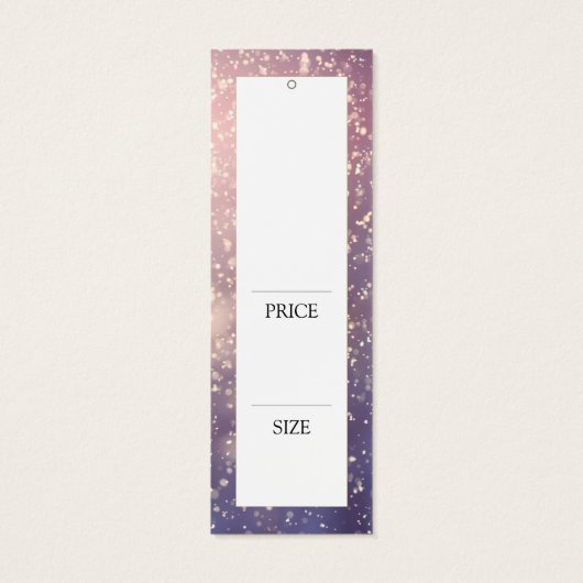 Chic Mode Kleding Verhangend Label Display Price Mini Visitekaartjes (Achterkant)