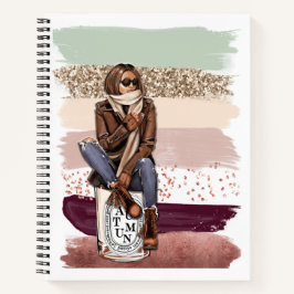 Chic Mode Vrouw Notitieboek - Stijlvol Journal