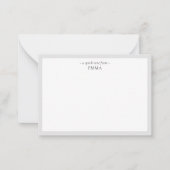 Chic Modern 'A Quick Note from'-briefkaart Notitiekaartje (Voorkant)