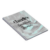 Chic Modern Artsy Gratitude Journal Notitieboek (Rechterzijde)