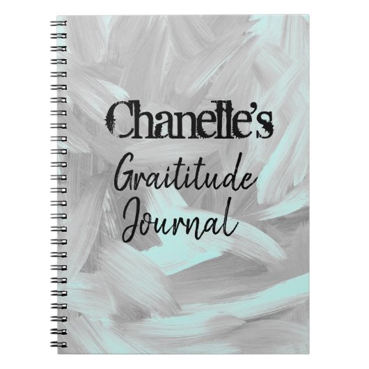 Chic Modern Artsy Gratitude Journal Notitieboek (Voorkant)