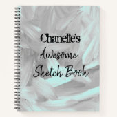 Chic Modern Artsy Sketch Book Notitieboek (Voorkant)