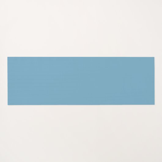 Chic Modern Baroque Pattern in Blue Paars Pink Yogamat (Achterkant (horizontaal))