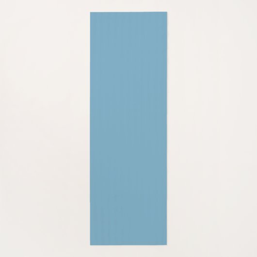 Chic Modern Baroque Pattern in Blue Paars Pink Yogamat (Achterkant)